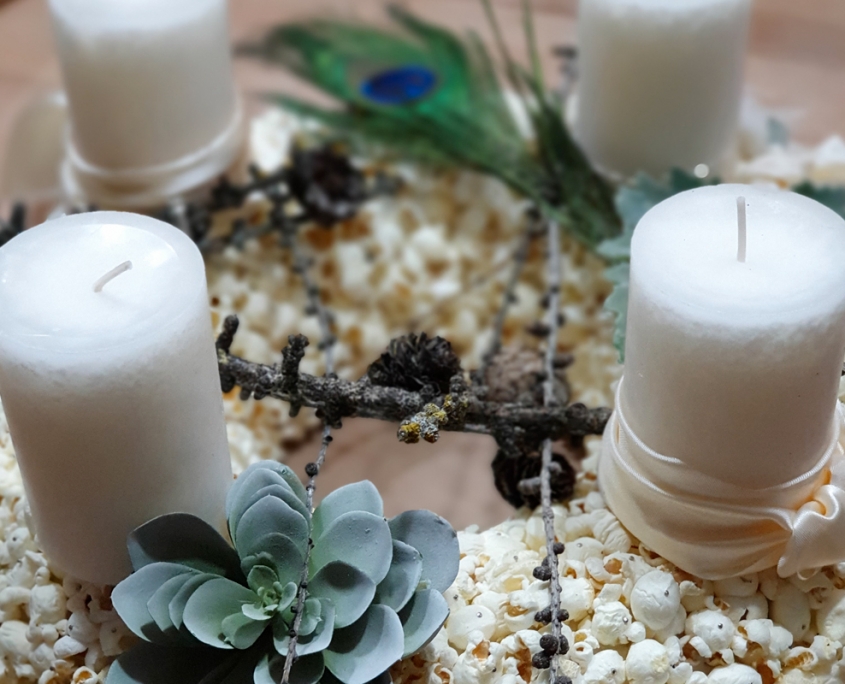 adventskranz--popcorn-diy