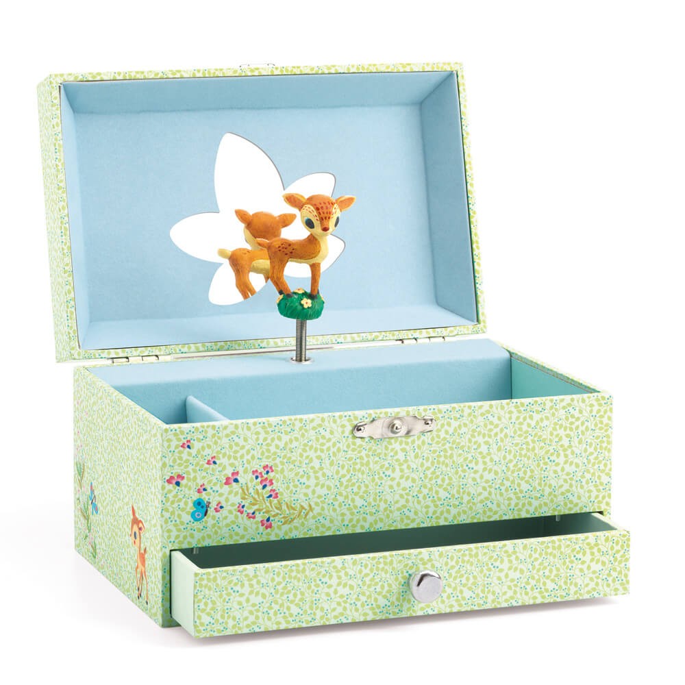 Djeco Spieluhr Schmuckdose Aufbewahrung The Fawn Song 