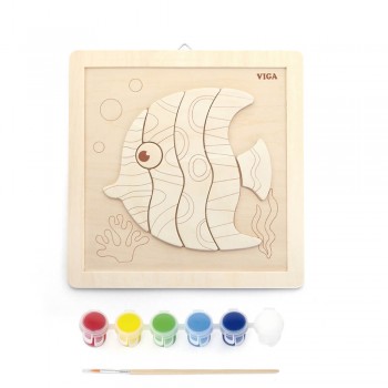 New Classic Toys Malset Fisch Viga Toys
