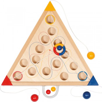 Goki - Tricours Geschicklichkeitsspiel aus Holz ab 4 Jahren