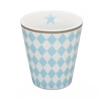 Krasilnikoff Mug Harlekin blue