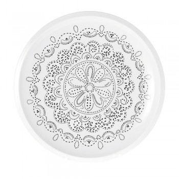 Riverdale Flower white Servierteller big Mandala