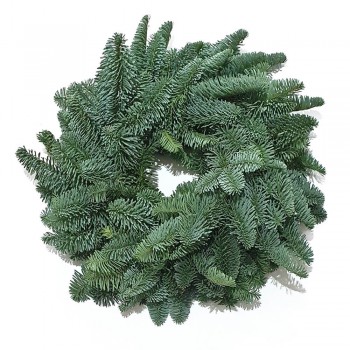 Kranz Nobilis Tanne handgebunden gut haltbar 40/45 cm