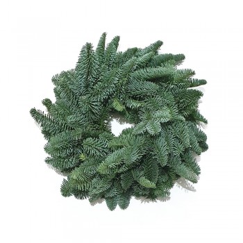 Kranz Nobilis Tanne handgebunden gut haltbar 30/35 cm