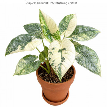 Alocasia bisma platinum albo variegata Alocasia bisma platinum albo variegata