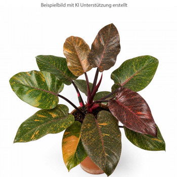 Philodendron orange Princess marble TC Philodendron orange Princess marble TC