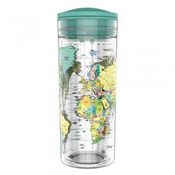 Chic mic - Slide Cup Crystal Trinkflasche - World - BPA frei