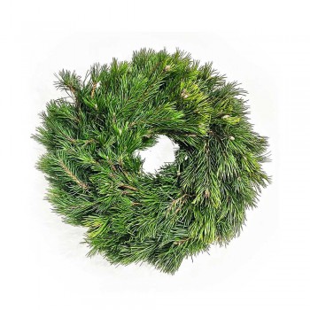 Adventkranz Pinus Schwarzföhre handgebunden gut haltbar 30/35 cm
