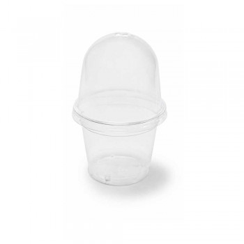 Anzucht Topf transparent 9cm Höhe 15cm