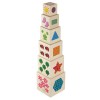 New Classic Toys Stapelwürfel aus Holz Tiere Zahlen Formen Lernspielzeug Stapelturm Stapelspiel Motorikspielzeug Holzspielzeug Kleinkindspielzeug