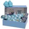 Moulin Roty Kleidungset Schlafstrampler für Baby Puppe Boy und Girl blau