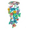 Djeco Do it Yourself Mobile Springtime Blüten und Blätter zum Anmalen ab 7 Jahren