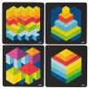 Goki - Puzzle 3 D Optik aus Holz 82 Stück ab 4 Jahren